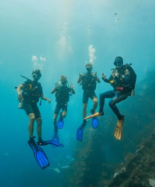 Open Water dive with Pierre
