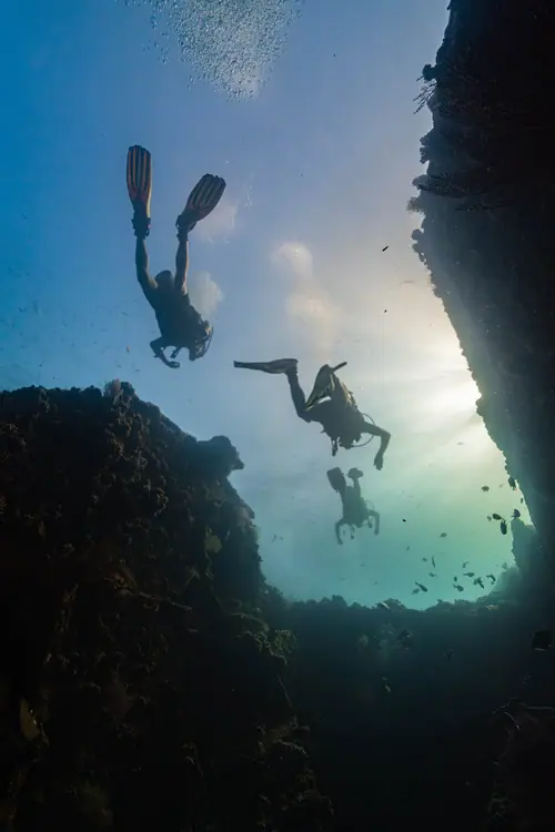 Exiting the Liberty Wreck