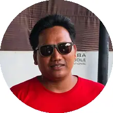 Putu – Chauffeur chez Evolution Diver, club de plongée à Amed, Bali